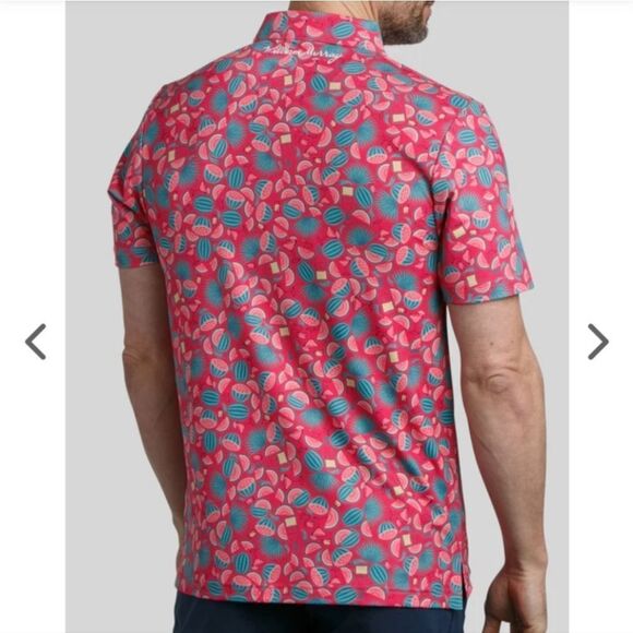 William Murray SEED SPITTERS Golf POLO Pink Watermelon Print Size XL - Picture 2 of 10